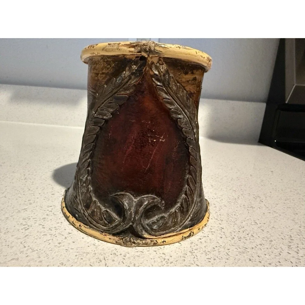 Decorative 3D Candle Bretby Art Pottery Style